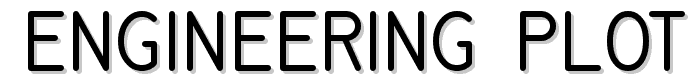Engineering Plot font